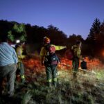 Amplio operativo aéreo y terrestre por incendios en la zona cordillerana