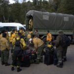 Recambio de brigadistas en el Parque Nacional Los Alerces