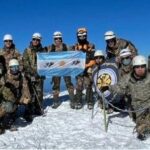 Cumbre en el Lanín para el Regimiento de Montaña 21