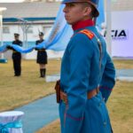 Acto patrio en la Plaza de Armas de la Policía de Neuquén