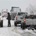 La cordillera entra en alerta naranja por nevadas