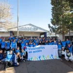 Más de 100 voluntarios mejoraron una escuela