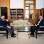 Santilli recibe a Figueroa en Casa Rosada